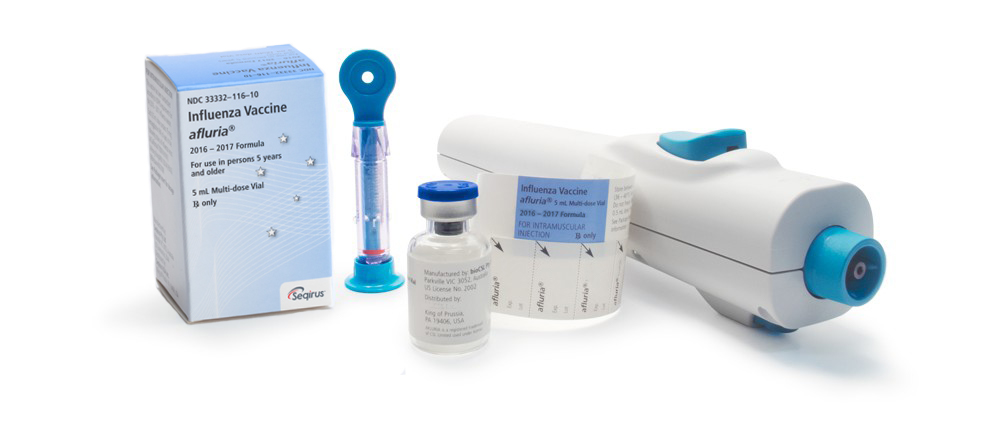 needle-free delivery of influenza vaccine with jet injector needle-free system from PharmaJet